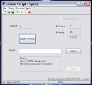 Spelling Test Practice screenshot